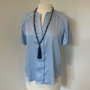 Vince Camuto cloud blue blouse size S